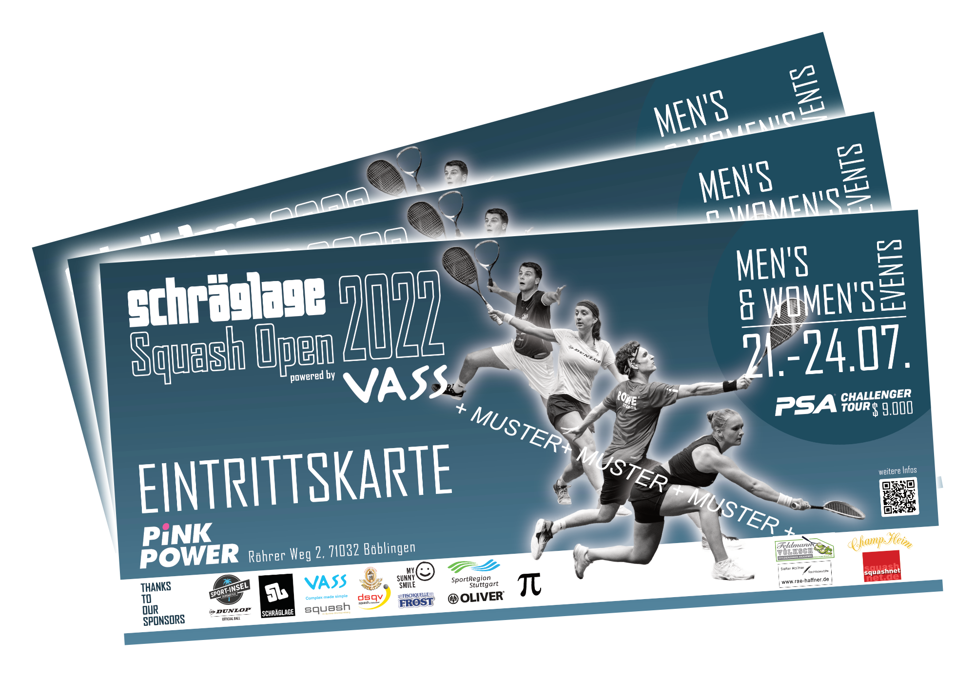 Eintrittskarten Muster